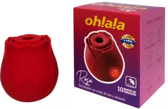 Vibrador Y Succionador Ohlala Rose