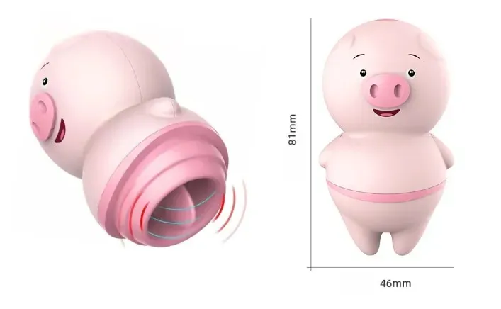 Vibrador Y Estimulador Pigly