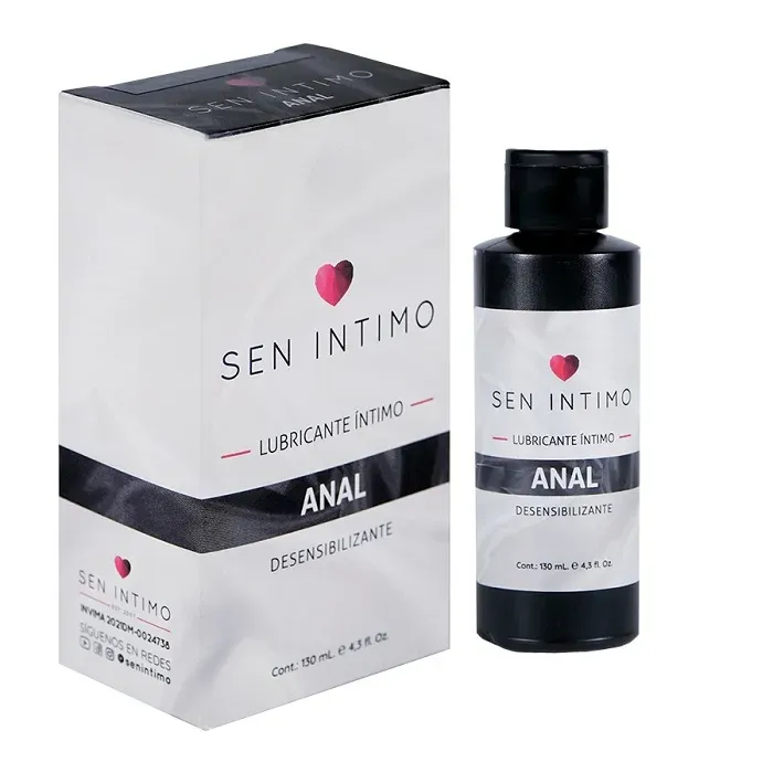 Lubricante Anal Desensibilizante 130ml Sen Intimo