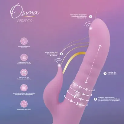 Vibrador con Empuje Osma Majestic