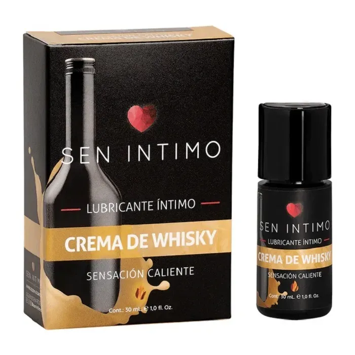 Lubricante Sabor Crema de Whisky sensación Caliente Sen Intimo