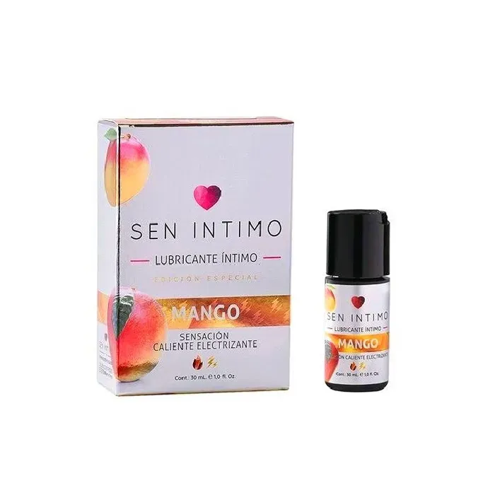 Lubricante Caliente Electrizante Sabor a Mango Sen Intimo