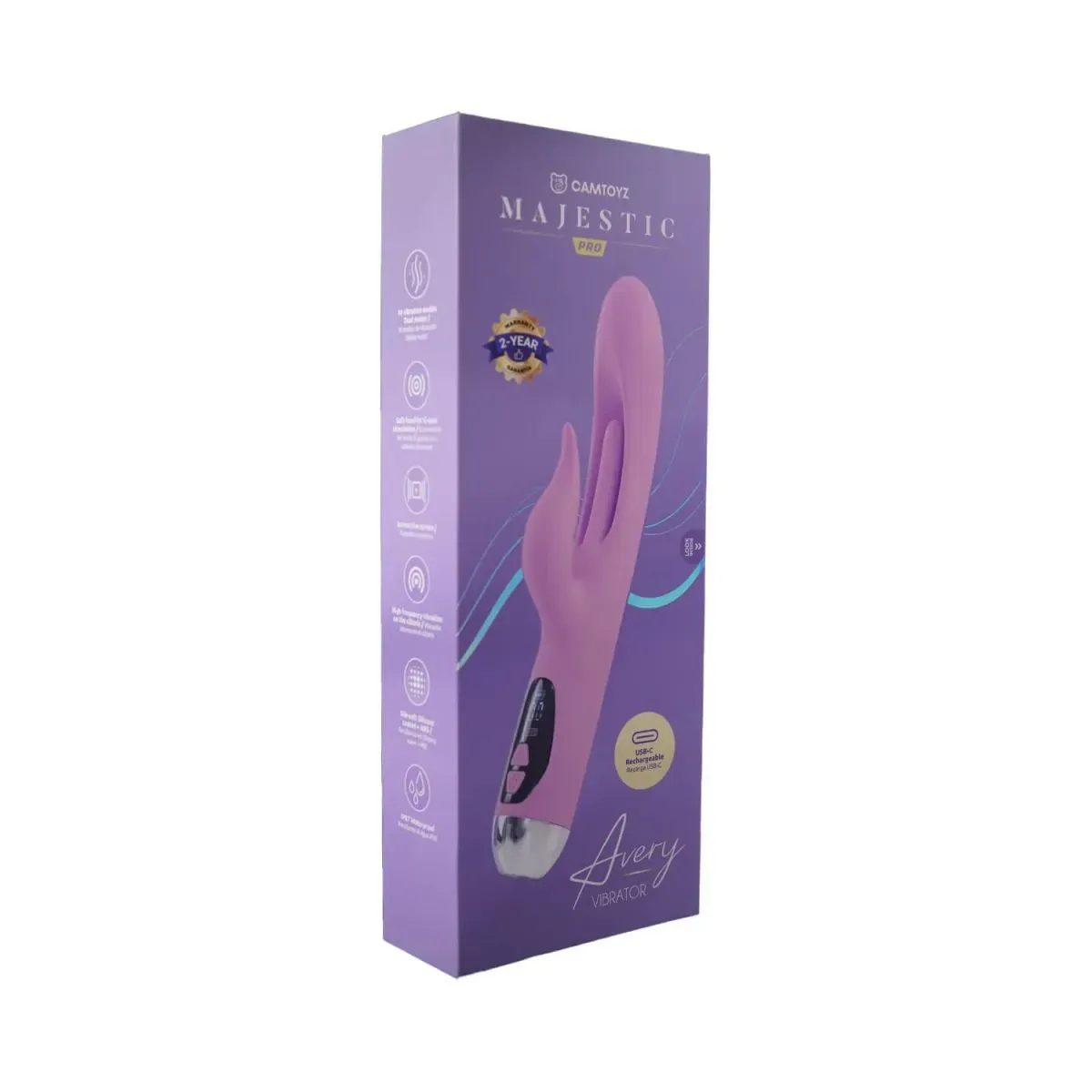 Vibrador Avery Majestic Triple Estimulación