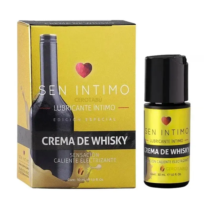 Lubricante Caliente Electrizante Sabor Crema de Whisky Sen Intimo