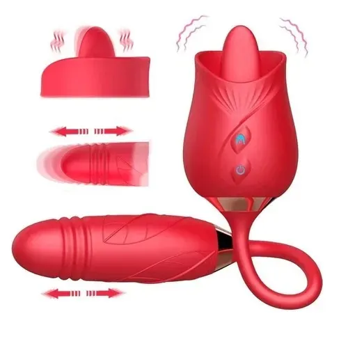 Majestic Vibrador Rosa Lotus