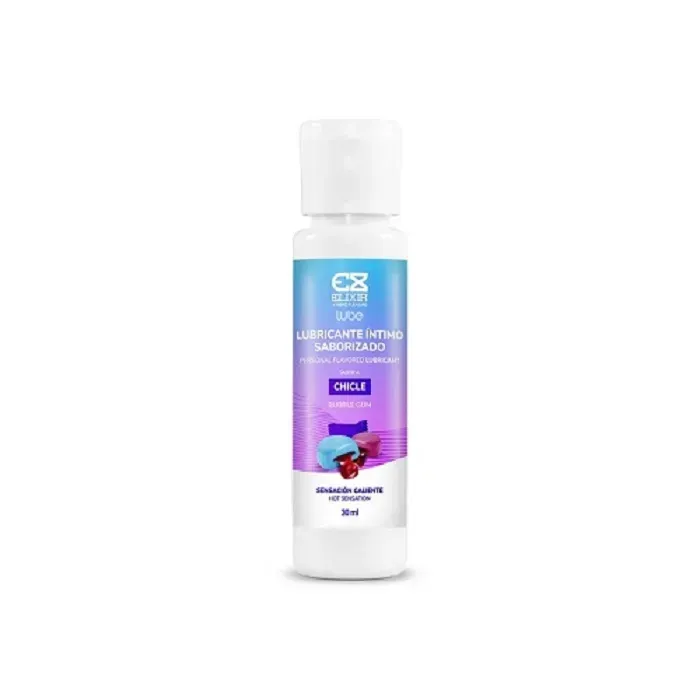 Lubricante Sabor Chicle Sensación Caliente ELIXIR