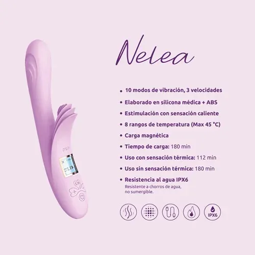 Vibrador Doble Estimulación Nelea