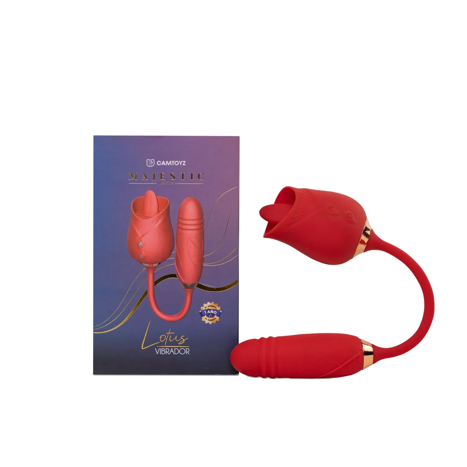 Vibrador Doble Lotus CAMTOYZ