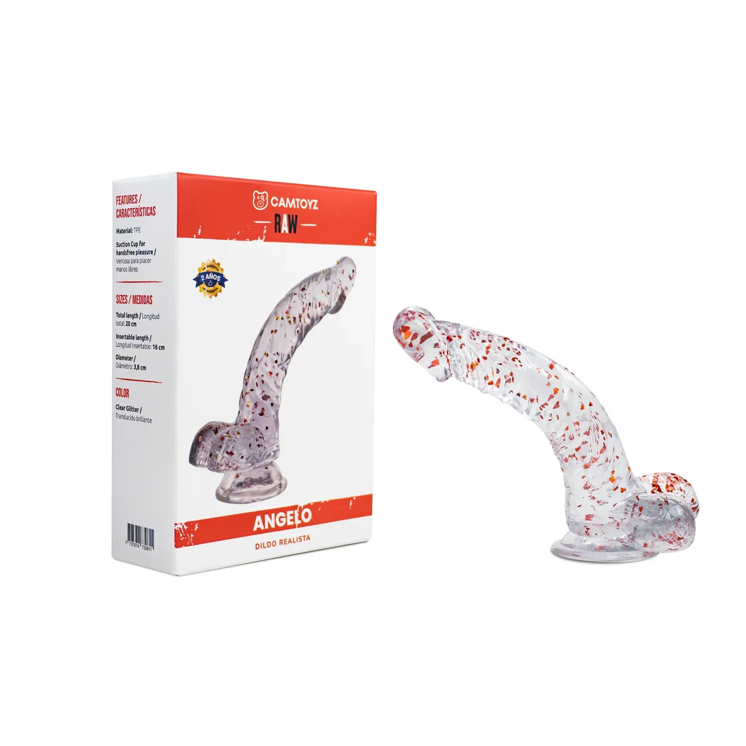 Dildo Transparente Angelo CAMTOYZ