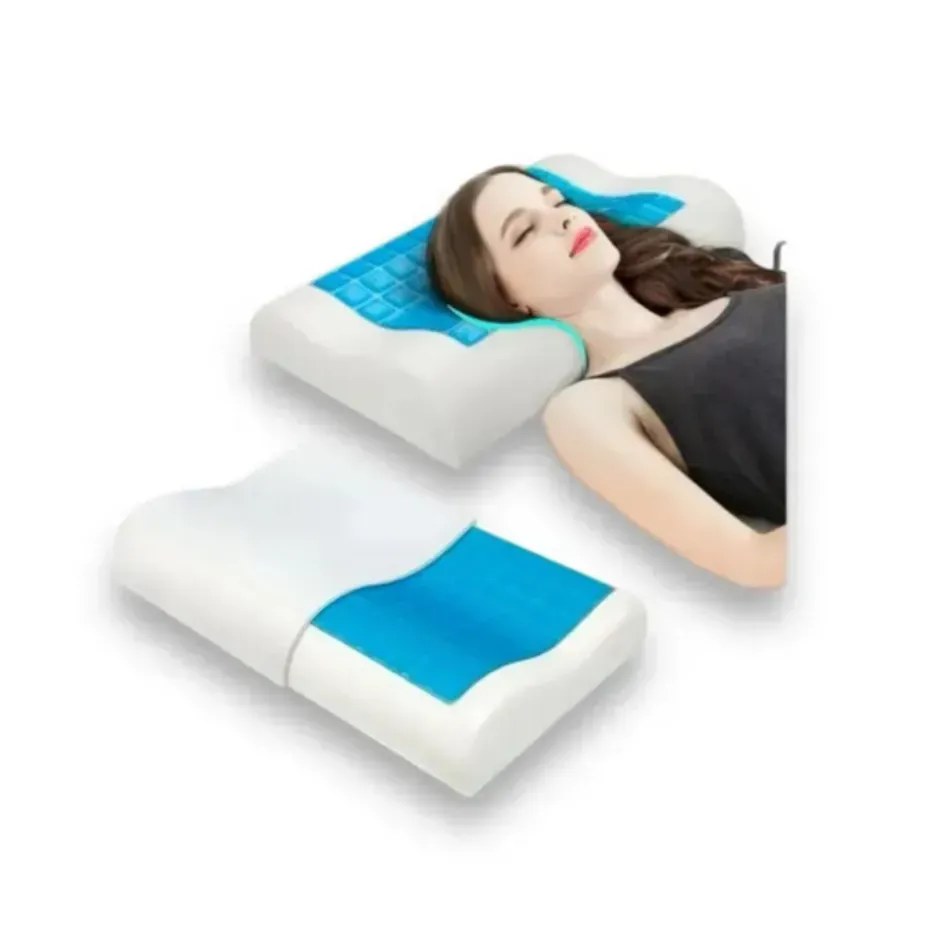 Combo X2 Almohadas Memory Pillow Ortopédica Indeformables Cool Gel Fund