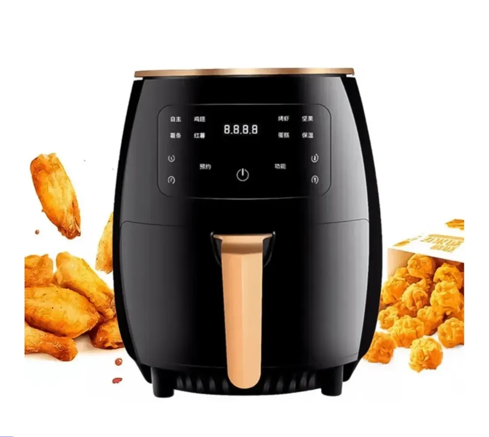 Olla Freidora De Aire Air Fryer Silver Crest 6l + Parrilla