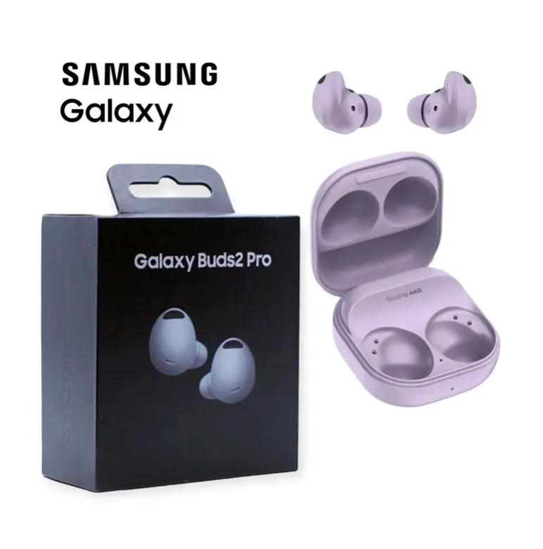 Audifonos SAMSUNG GALAXY BUDS 2 PRO Bluetooth Morado Replica 1.1