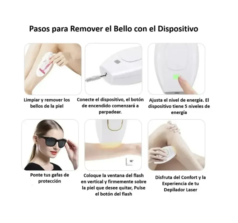 Depiladora Laser IPL Permanente Corporal