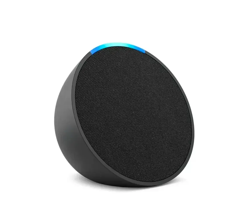 Asistente Virtual Alexa Echo Pop Altavoz Parlante Inteligente Color Negro