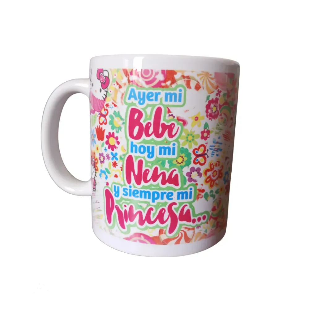 Mug Hello Kitty Blanco de 11 Oz