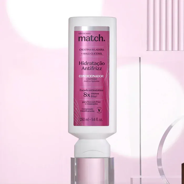 Shampoo y Acondicionador Match Antifreeze oBoticario