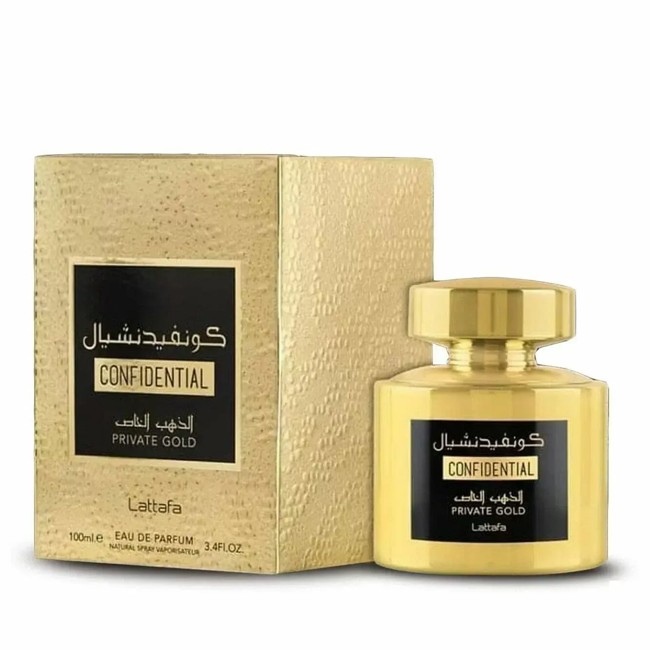 Perfume Lattafa Confidential Private Gold EDP 100ml Unisex Original