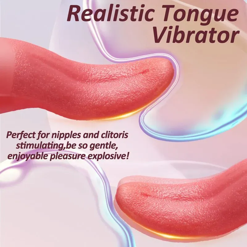 Lengua vibrador realista