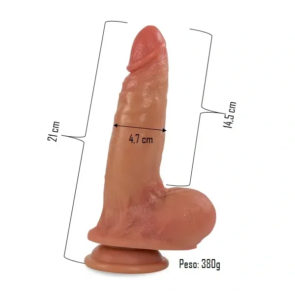 Dildo Eyaculador Ultra Realista Piel