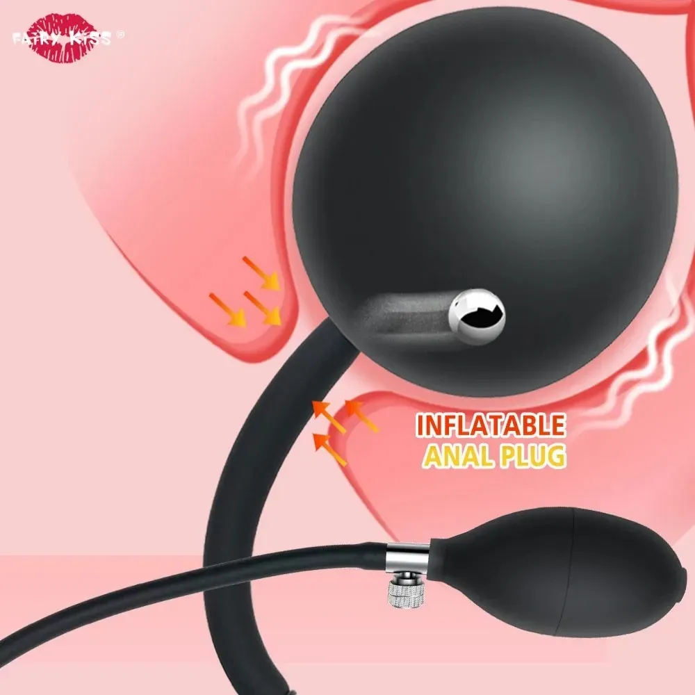 Plug anal o vaginal inflable 