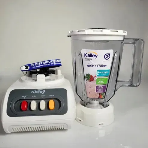 Licuadora KALLEY 400W 1.5 Litros Vaso Acrílico