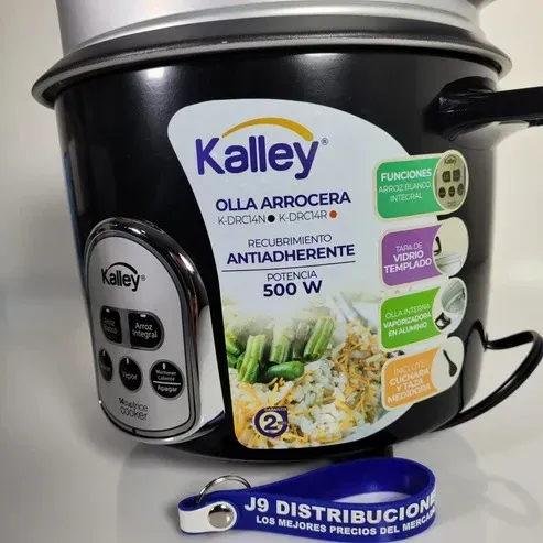 Arrocera KALLEY 7 Tazas Digital Negra 