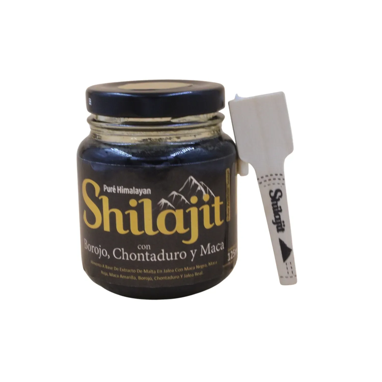 Shilajit Jalea Organico x 125 ml con Borojó Chontaduro Maca 