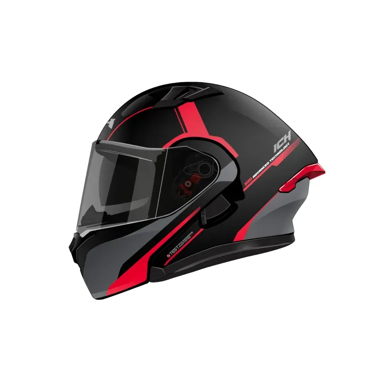 Casco Abatible ICH ICH 3120 Straxis Rojo Mate Talla L 