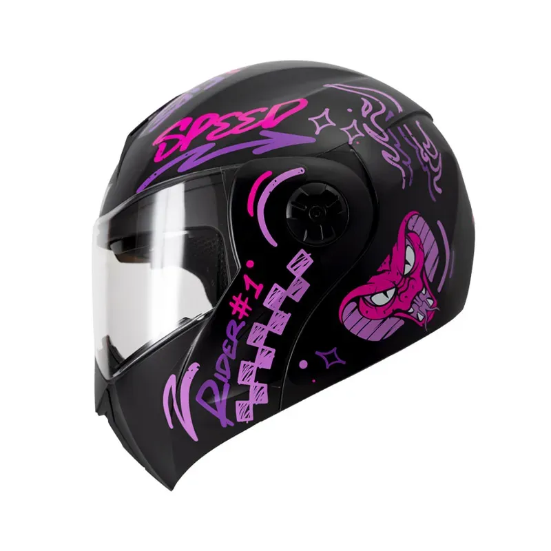 Casco Abatible  ICH 3110 No fear