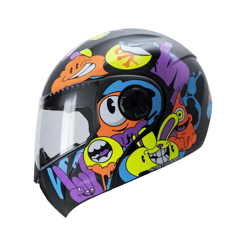 Casco Abatible ICH 3110S Crazy rain