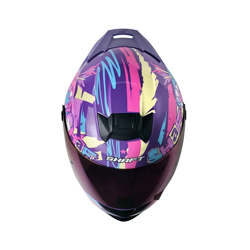 Casco Integral SHAFT SH-502 SP Sharkie Morado Brillante Talla M