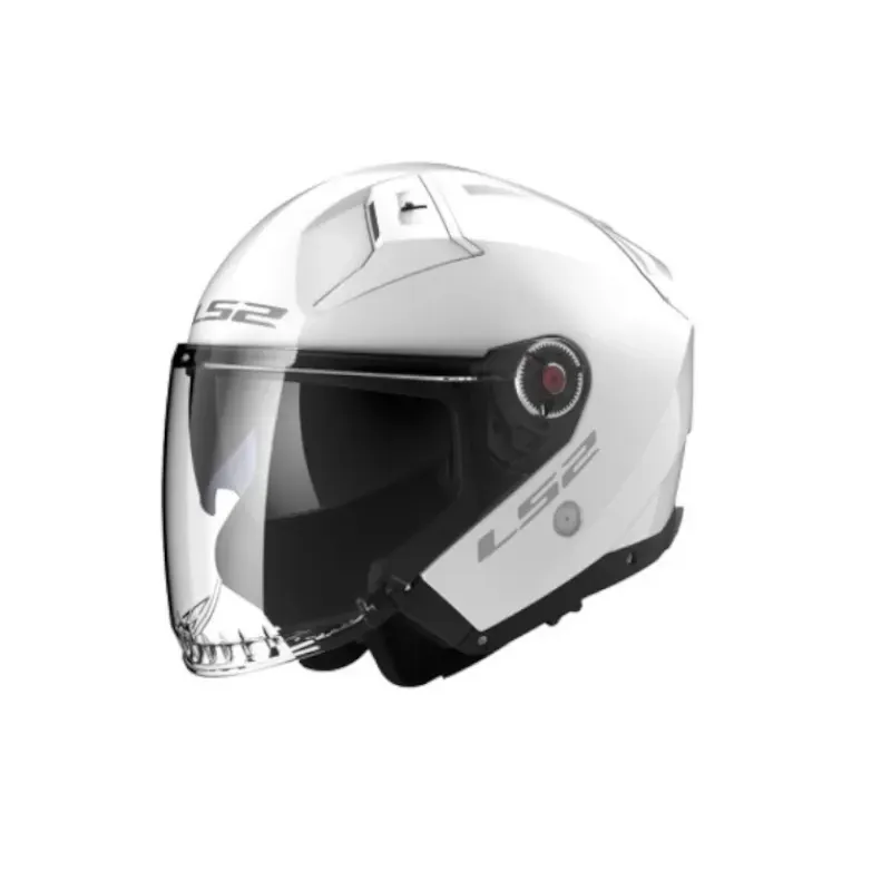 Casco Abierto LS2 OF603 INFINITY II Special Solid White Brillo Talla: L