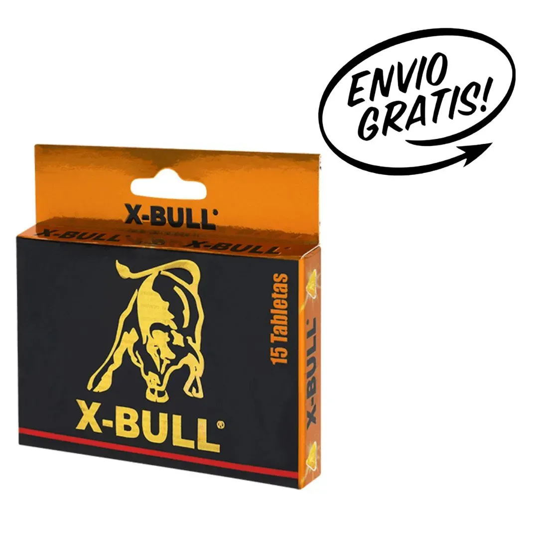 Potenciador Energizante X-Bull x 15 pills