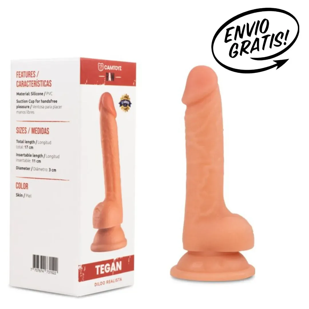 Dildo Realista Tegan 17 cm