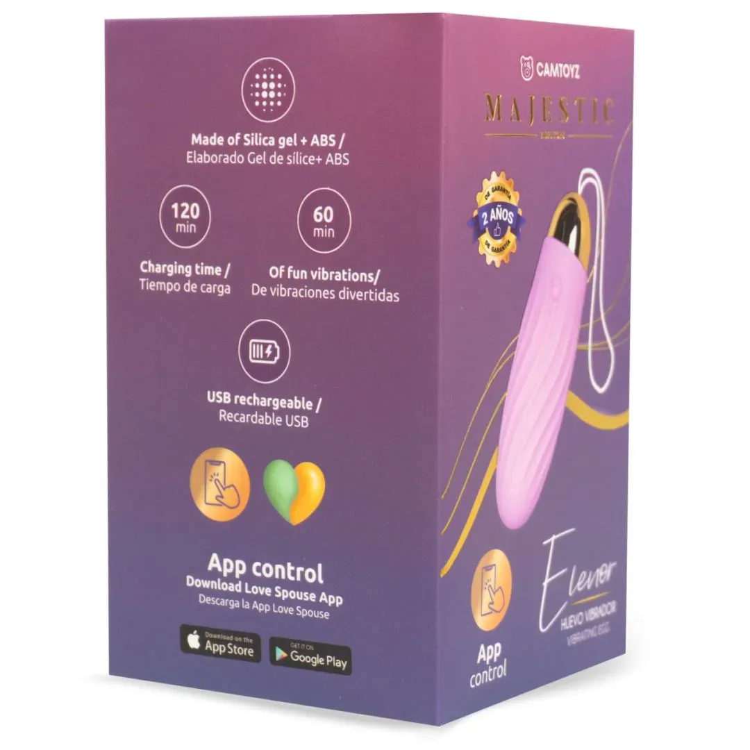 Huevo vibrador con App Elenor Majestic