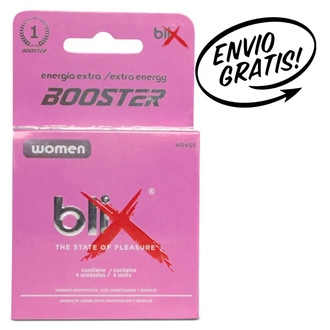 Pastillas Potenciadoras Femeninas Blix Booster (4 und)