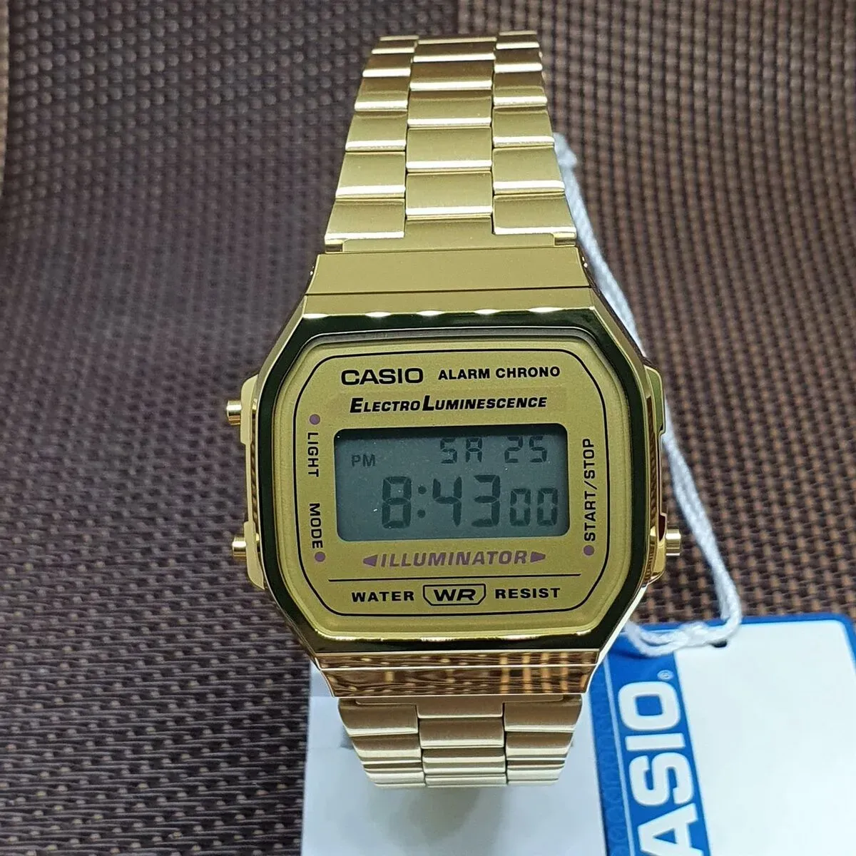 Casio Vintage Unisex A168WG-9W