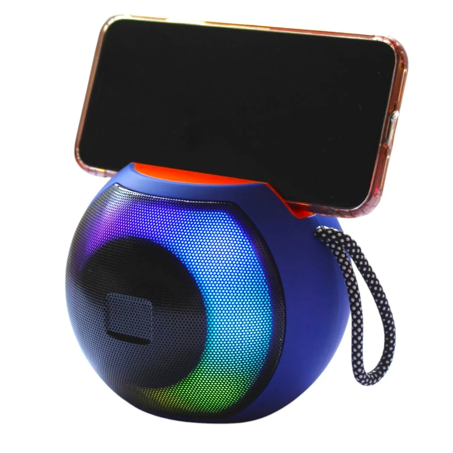 Parlante Bluetooth Portatil Con Luces LED Multicolor