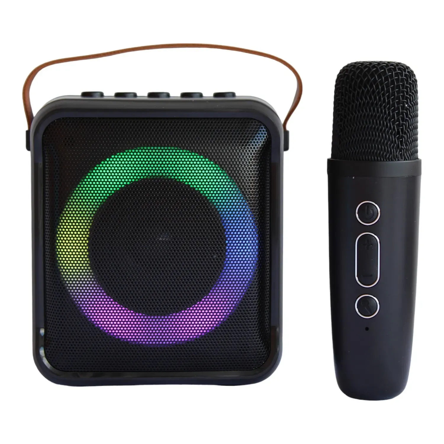 Parlante Bluetooth Con Microfono Y Iluminacion LED