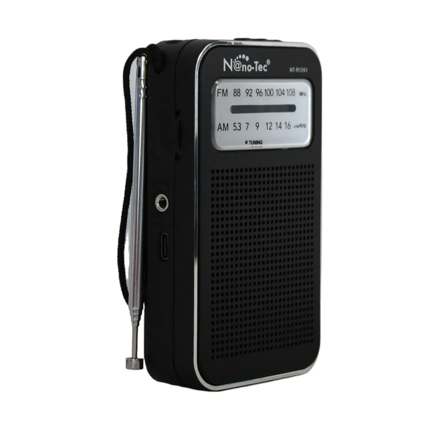 Radio Compacta AM FM Con Bateria Recargable