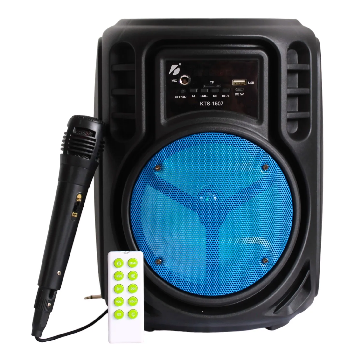 Parlante Portatil Bluetooth Con Microfono Ideal Para Karaoke