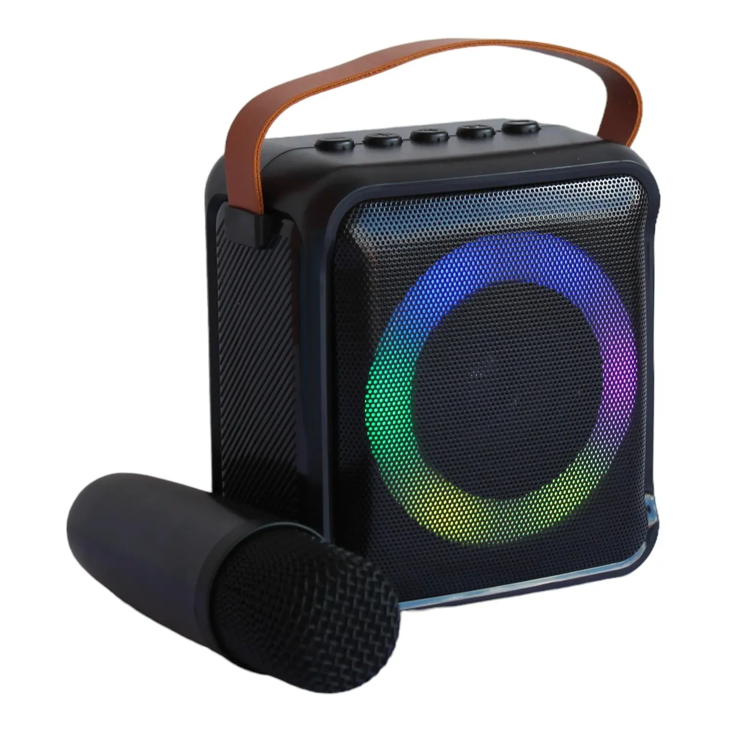 Parlante Bluetooth Con Microfono Y Iluminacion LED