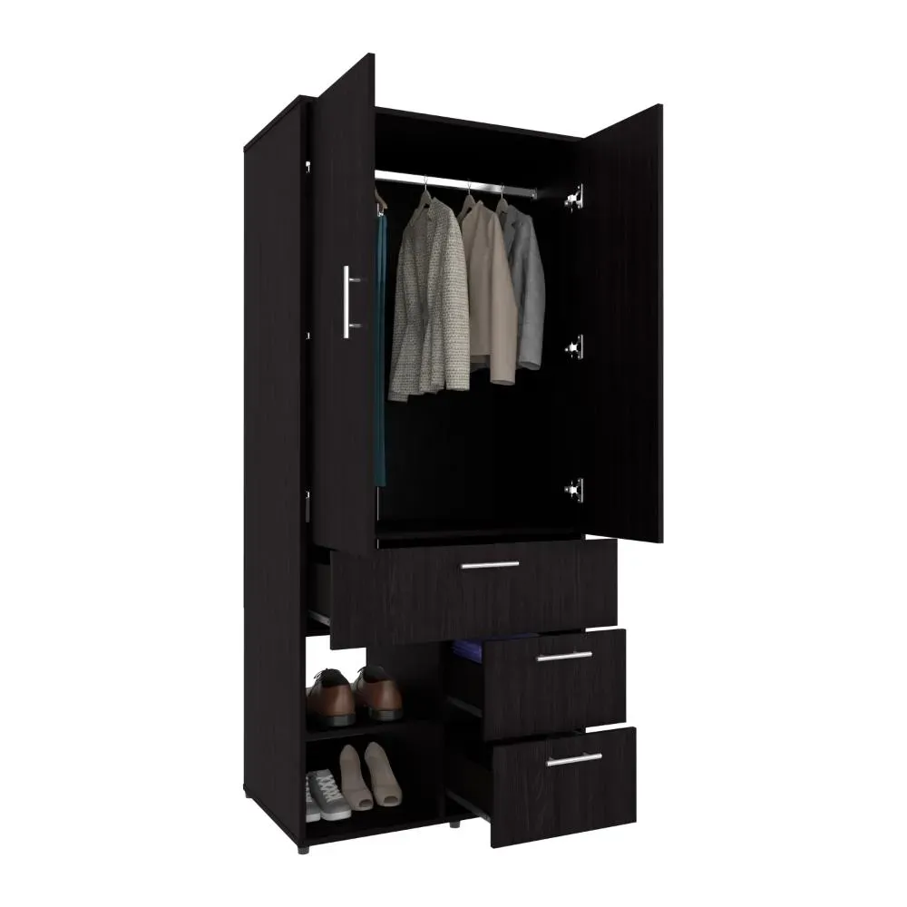 Closet Apina, Wengue, De Dos Puertas Abatibles