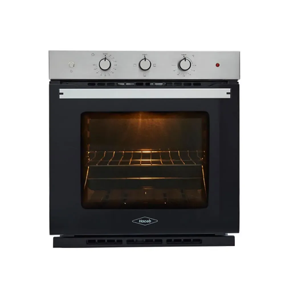 Horno Eléctrico Tofu 60 Cm Inox Con Vidrio Negro 220V Haceb