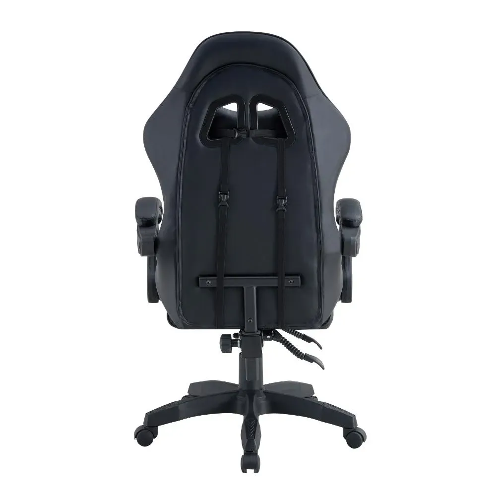 Silla Gamer Bmg-17, Negro, Con Cómodo Espaldar Y Rodachines