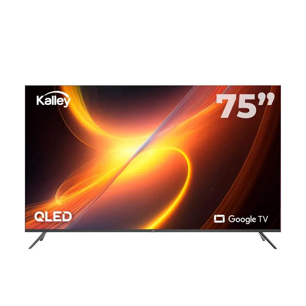 Televisor KALLEY 75" Pulgadas 190 QLED Smart TV Google