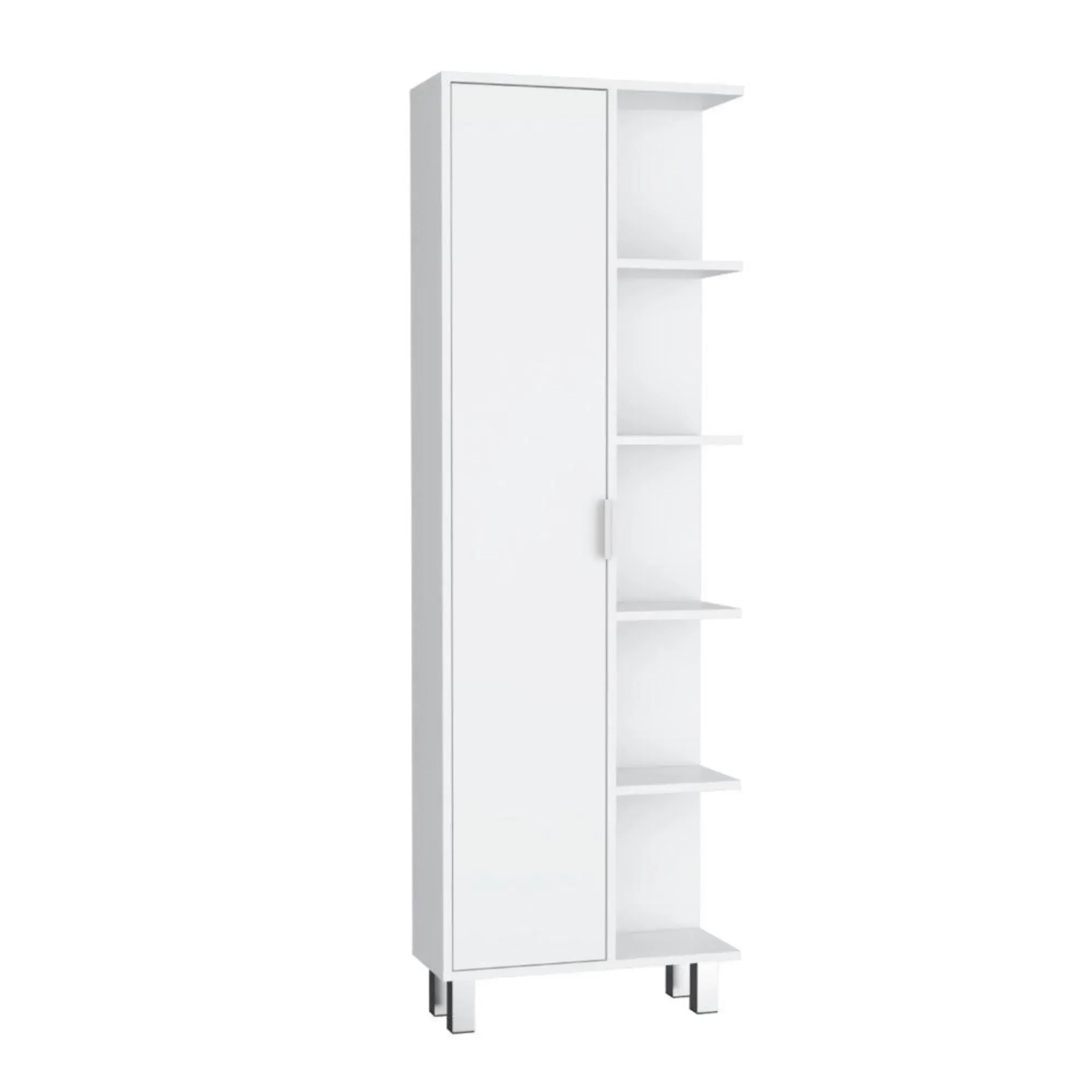 Mueble Auxiliar De Baño Crovic, Blanco, Con Puerta Abatible ZF