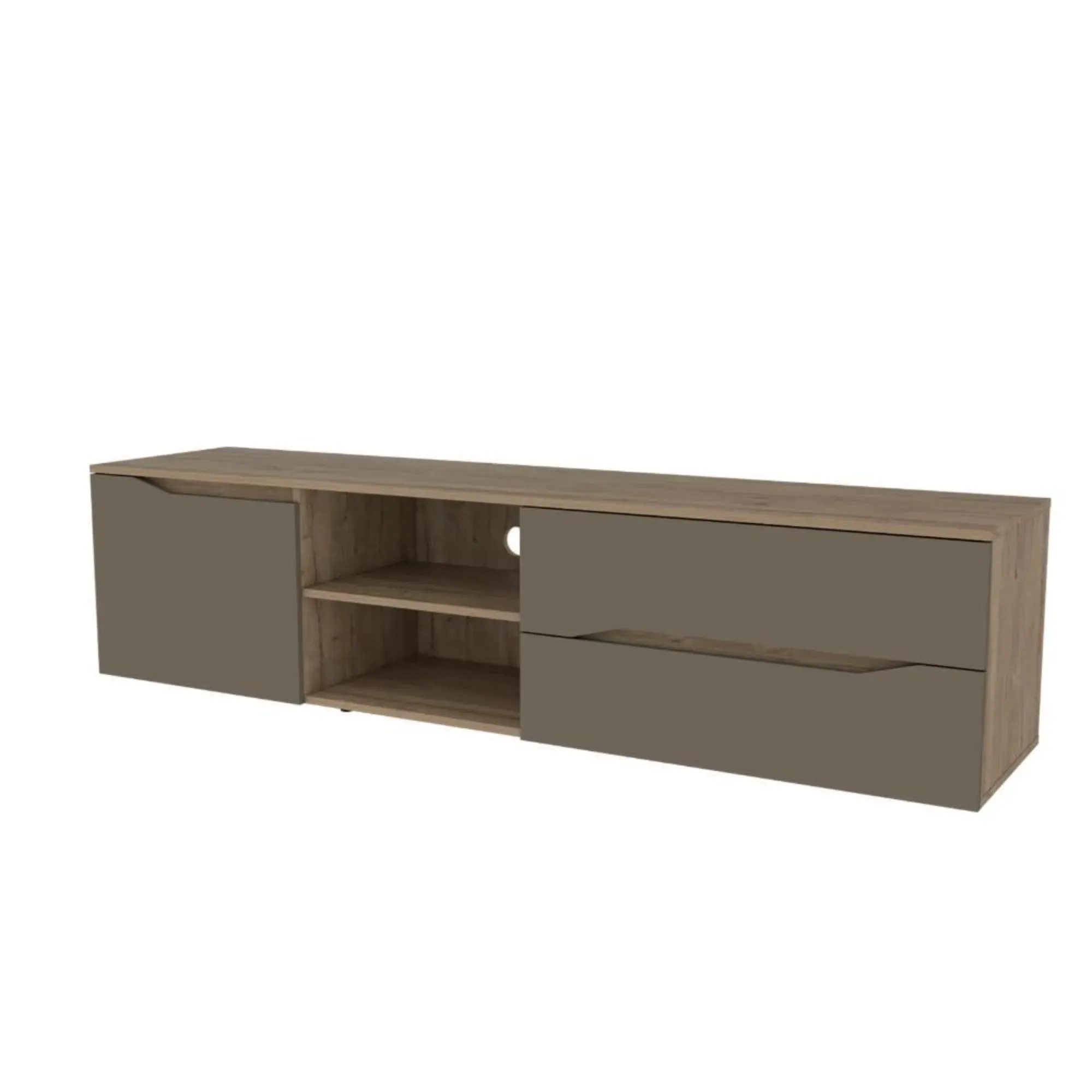 Mesa para TV Yeko, Cocoa, Para TV Hasta 60'' y  Puerta Abatible