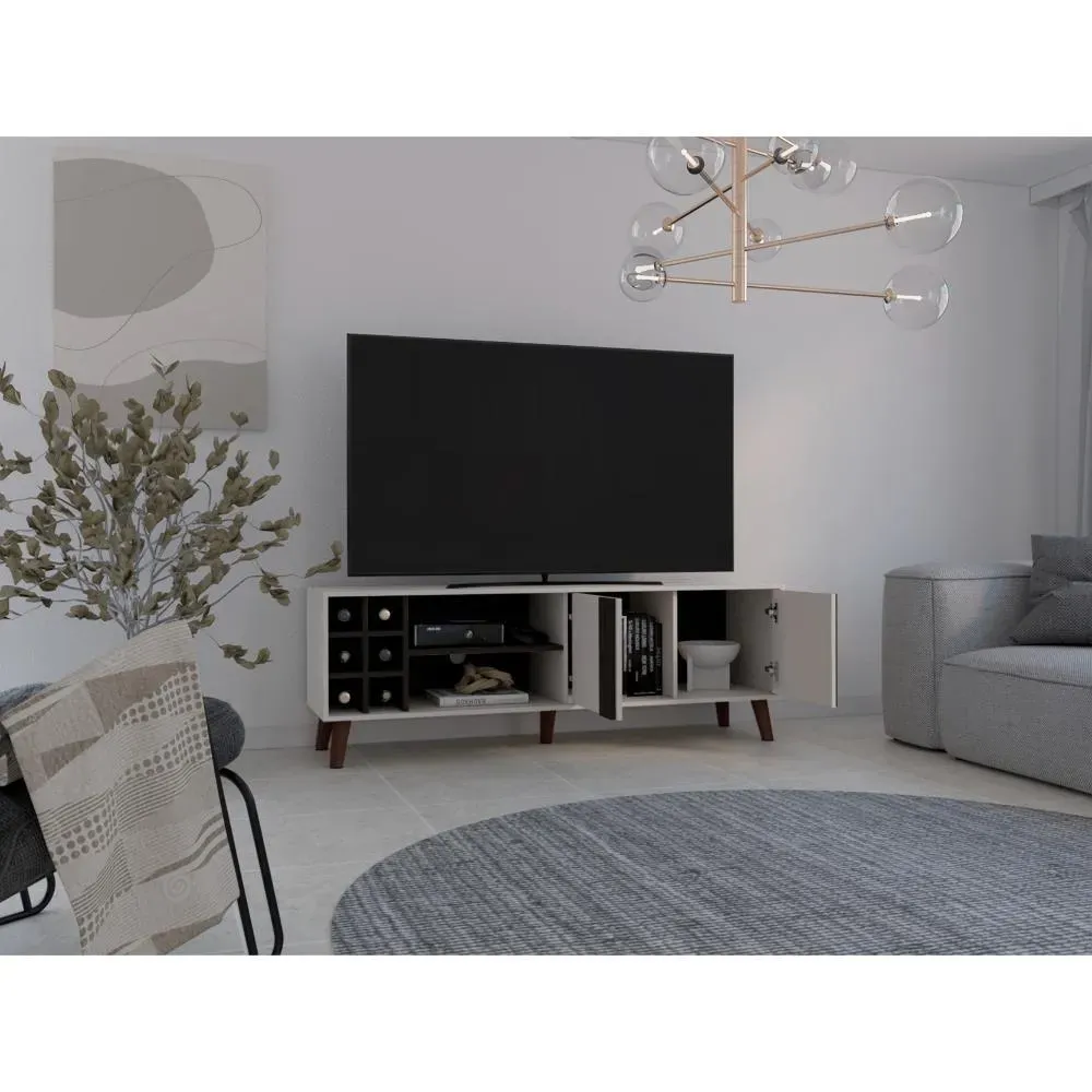 Mesa para Tv Zaragoza, Milan y Capri con espacio para Televisor de 70"