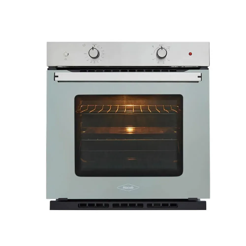 Horno Mixto Tofu 60 Cm Inox Con Vidrio Reflectivo Gas Natural 120V Haceb